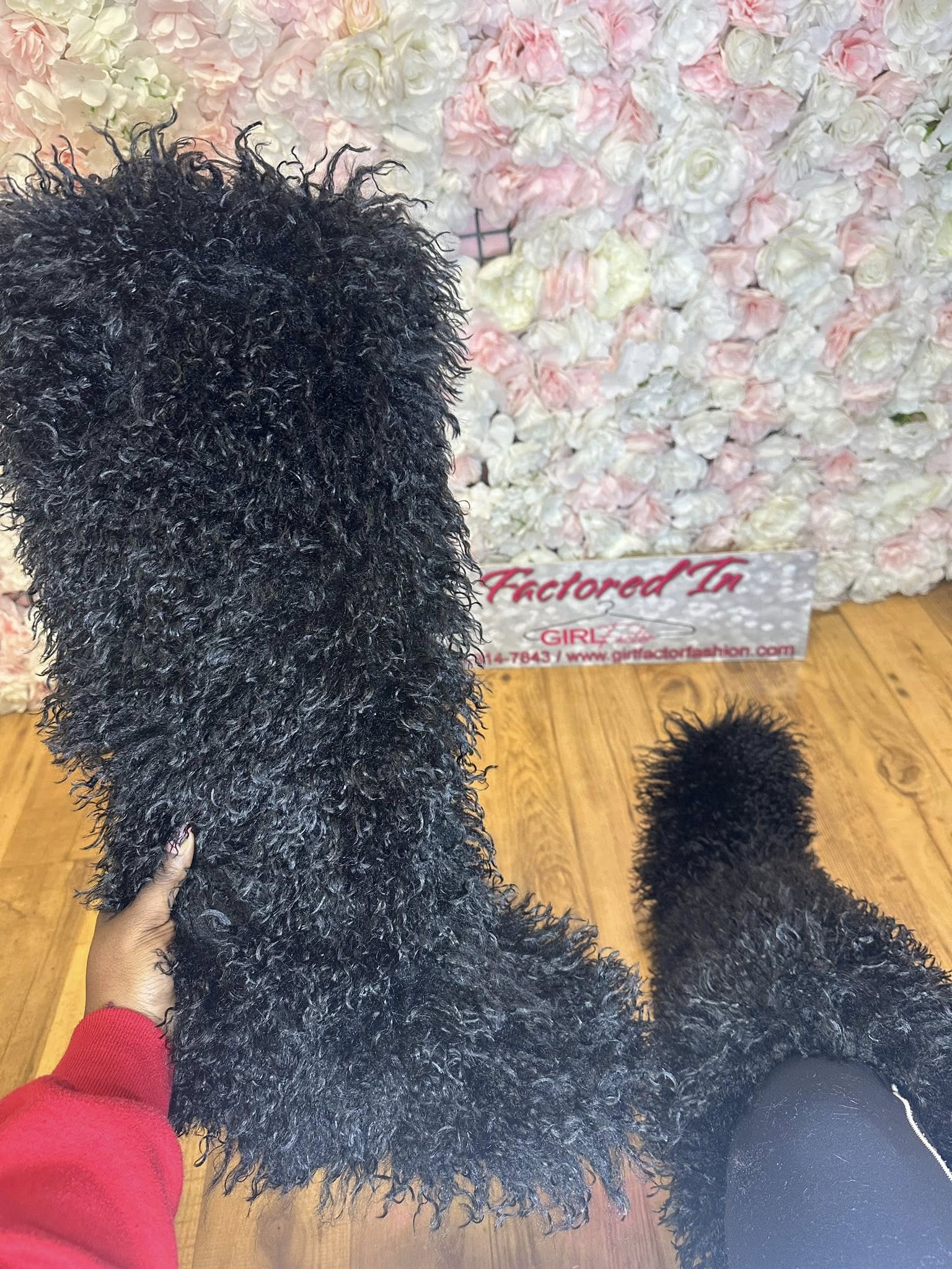 Golden Doodle Fur Boots