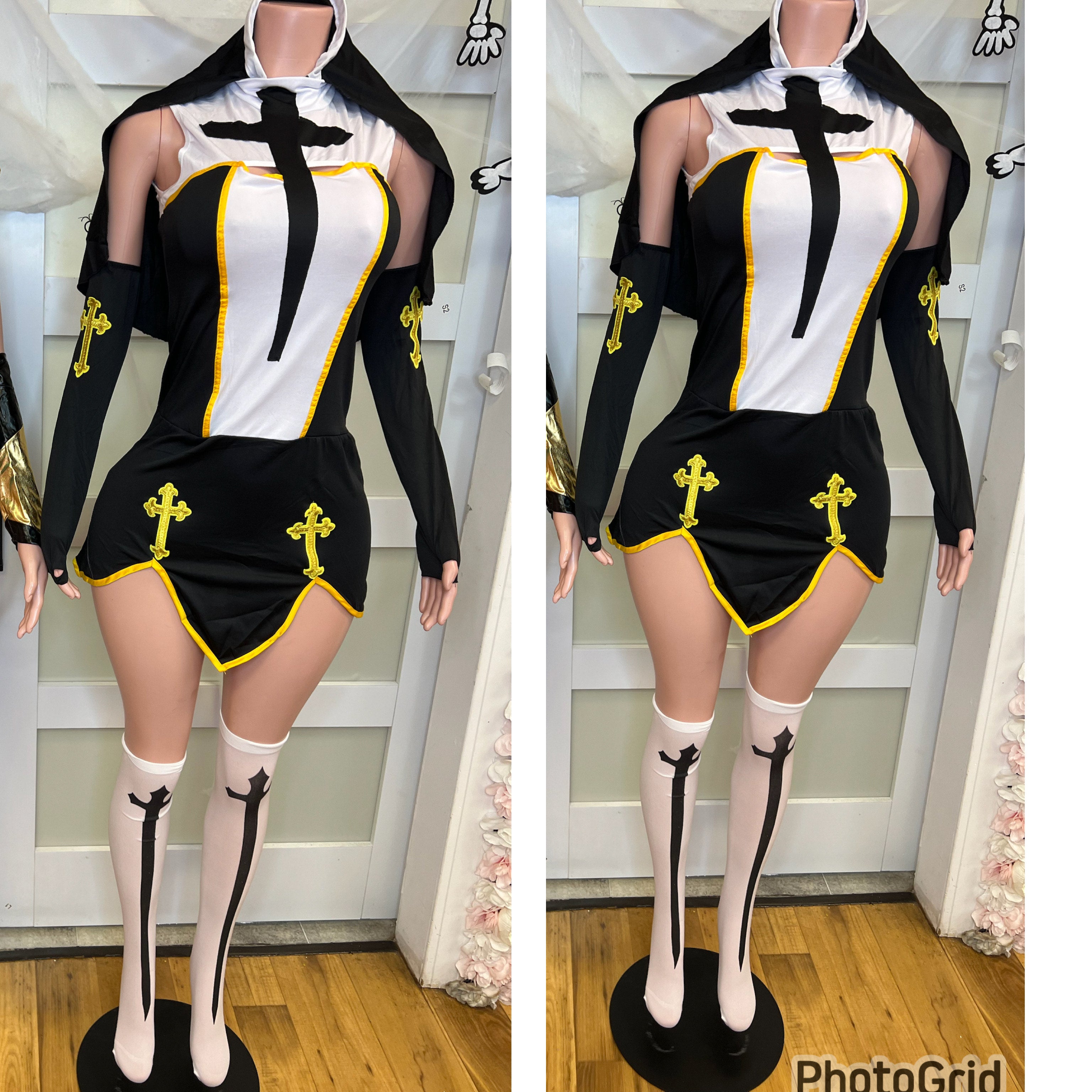 Nun Costume 4 pc